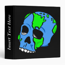 Skull Earth Day Avery Binder binders