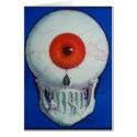 Skull Eyball Card