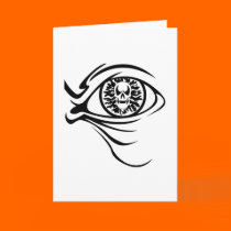 skull eyeball cards