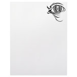 skull eyeball custom letterhead
