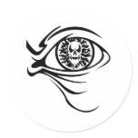 skull eyeball stickers