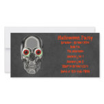 Skull Eyeballs Halloween Party Invite Photo Greeting Card