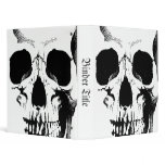 Skull Face Vinyl Binders