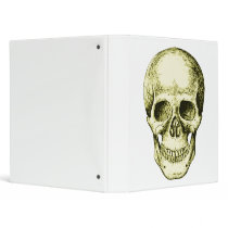 Skull face bronze binders