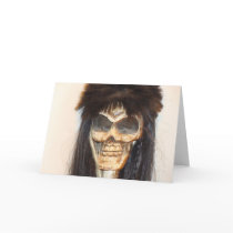Skull face cards