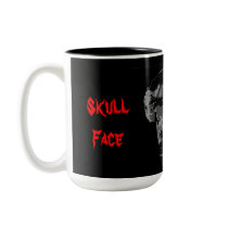Skull face,Coffee mup mugs by prattnet1 Skull face,Coffee mup mugs