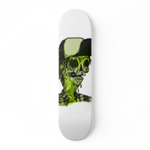 skull face dude custom skate board