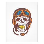 Skull Face Pilot Airman Personalized Invitation