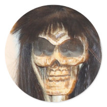 Skull face stickers
