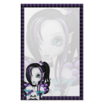 Skull Faery Stationery