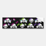 Skull Faery sticker sheet 4 Bumper Sticker