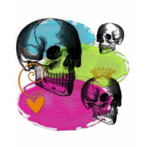 Skull fantasy t-shirts by ImagiMeri Skull fantasy t-shirts