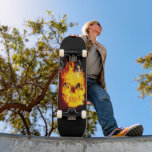 SKULL FIRE SKATE DECK