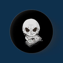 Skull Flame buttons by MBS_International Skull Flame buttons