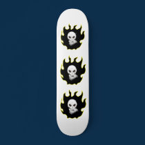 Skull Flame Skateboad skateboards by MBS_International Skull Flame Skateboad skateboards