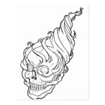 Skull-Flames Post Cards