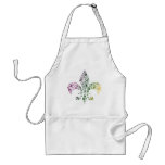 Skull Fleur De Lis Apron
