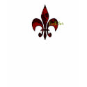 Skull-fleur-de-lis t-shirts