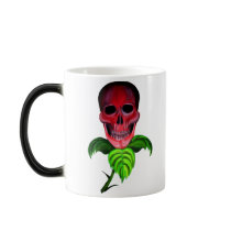 Skull Flower mugs