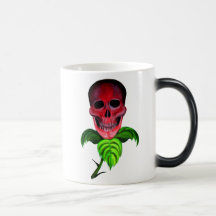 Skull Flower Mugs