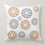 Skull Flowers American MoJo Pillow