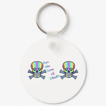 Skull_For_the_Love-Multicolor keychains by dollface766 Skull_For_the_Love-Multicolor keychains