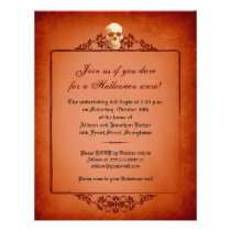 Skull Frame Halloween Invitation