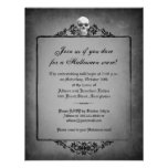 Skull Frame Halloween Invitation