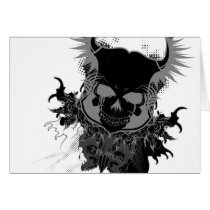Skull Gear Greeting Card