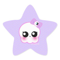 Skull Girl Sticker