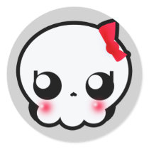 Skull Girl stickers by kawaii Skull Girl stickers