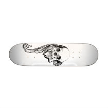 skull gothika skate board decks