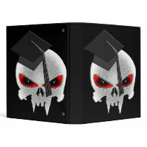 Skull Graduation Binder