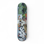 Skull Graffiti skateboard