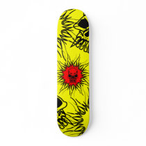Skull graffiti skateboards