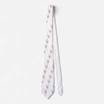 Skull Graphic White Neckties