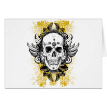 Skull Greeting Card