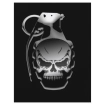 Skull Grenade flyers by GrungeFactory Skull Grenade flyers