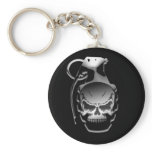 Skull Grenade Keychain