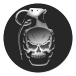 Skull Grenade Sticker