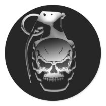 Skull Grenade stickers