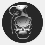 Skull Grenade Sticker
