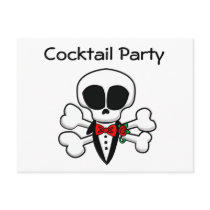 Skull Groom Fully Customizable Postcards