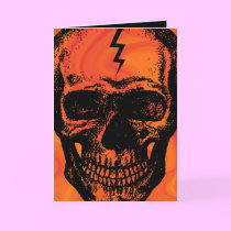 Skull Halloween Card