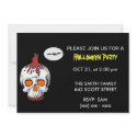 Skull Halloween Party Invitation
