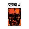 Skull Halloween Postage postage by MidnightAkita Skull Halloween Postage postage