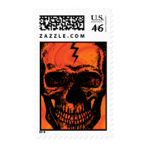 Skull Halloween Postage postage