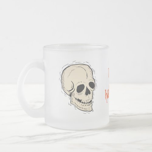 Skull Happy Halloween Mug mug