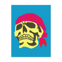 Skull head headscarf skull connection Anna scarf Post Card