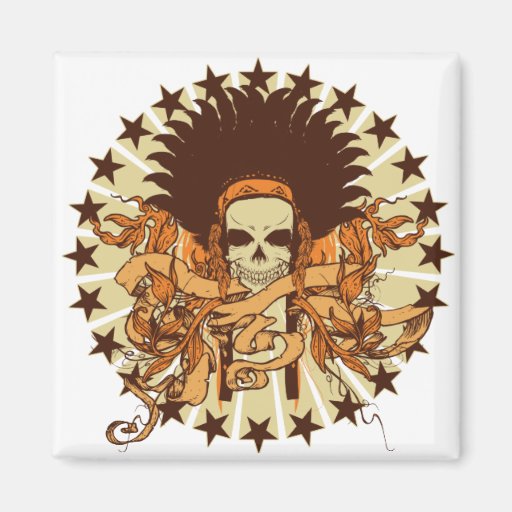 Skull Headdress 2 Magnet